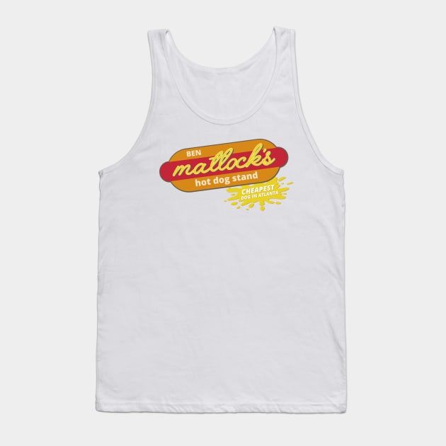 Ben Matlock's Hot Dog Stand Tank Top by Peebs